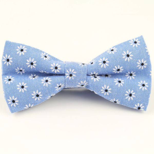 

mens bow tie flexible bowtie smooth necktie soft cotton butterfly decorative pattern paisley flower ties, Black;blue