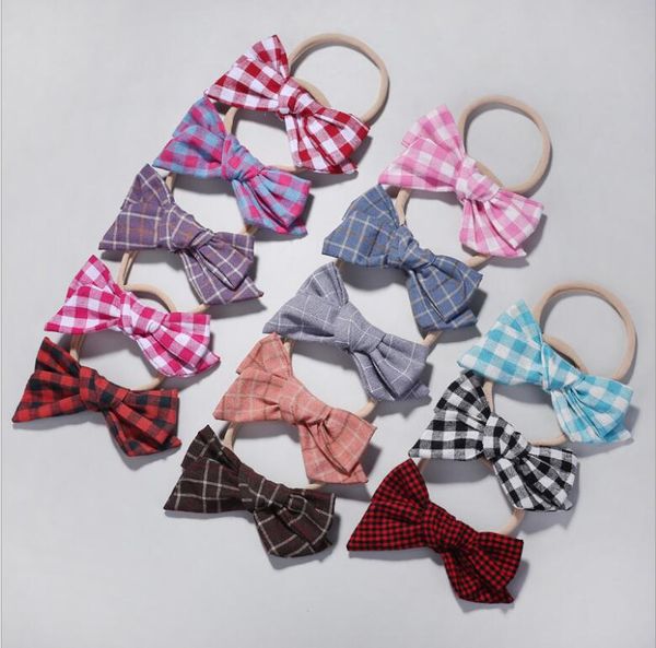 

3" cotton fabric hair bow hairpins hair barrettes fashion bowknot hairclips for women girls accessories 36pcs/lot, Slivery;white