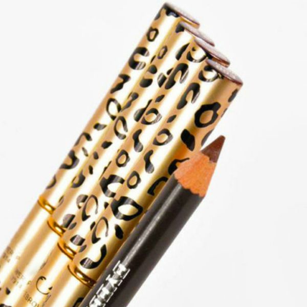 

leopard print double - head eyebrow pencil waterproof and durable not to remove the perfect eyebrow pencil