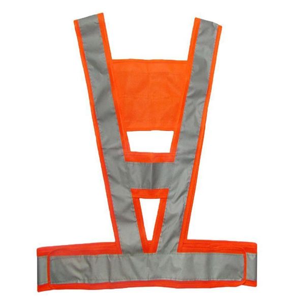 

men women traffic comfortable reflective v shaped protective easy clean portable outdoor high visibility adjustable safety vest