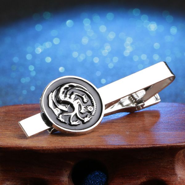 2019 Game Of Thrones Targaryen Family Dragon Pattern Tie Clips