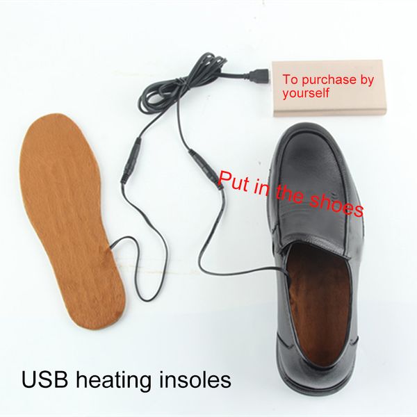 

usb heated shoe soles electric foot heating pad feet warmer sock carpet winter outdoor sports heated winter heating shoe insoles