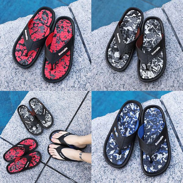 

designer brand sandals men sandals striped sandals black red speckle slippers flip flops summer wading shoes beach slippers