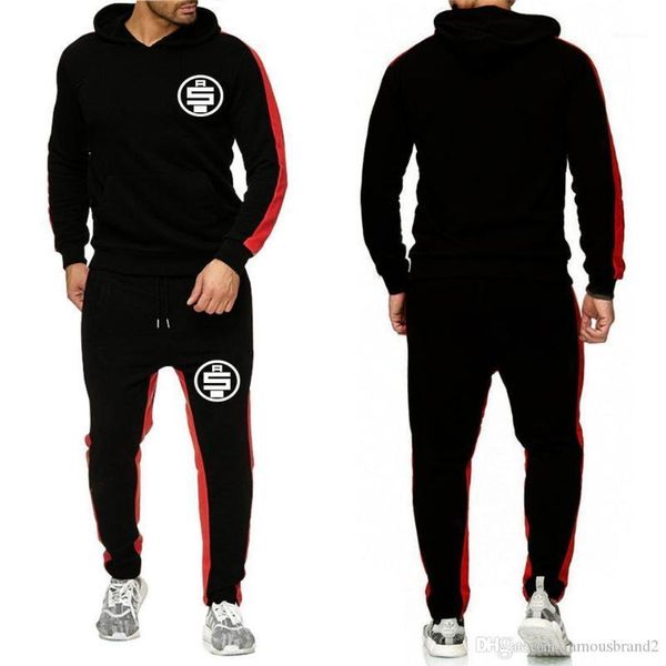 

tracksuits spring autumn casual 2pcs sports suits hoodies pantalones sets mens nipsey hussle all money designer, Gray