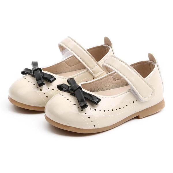 Baby Girls Sandals Princess Shoes Girl\u0027S Casual School Shoes Comfortable Soft Leather Flats Shoe Children Sweet Sandalias Bebes Girls Black Boots Size