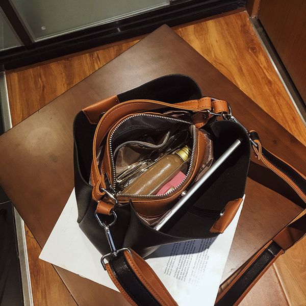 

2020 новой женских сумки осени моды хит цвет матери мешок леди сумка дикого плечо женщин