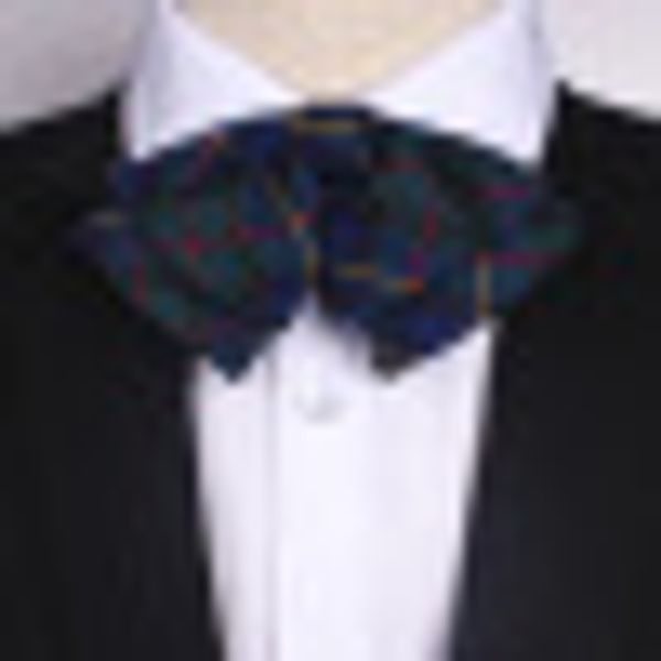 

mantieqingway jk uniform bow tie collar student bow tie business wear bank flight attendant l lady harajuku japanese collar, Black;blue
