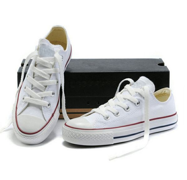 

new size35-46 new low-& high-women's men's star canvas shoes 15 colors laced up casual shoes sneaker shoes retail, Black