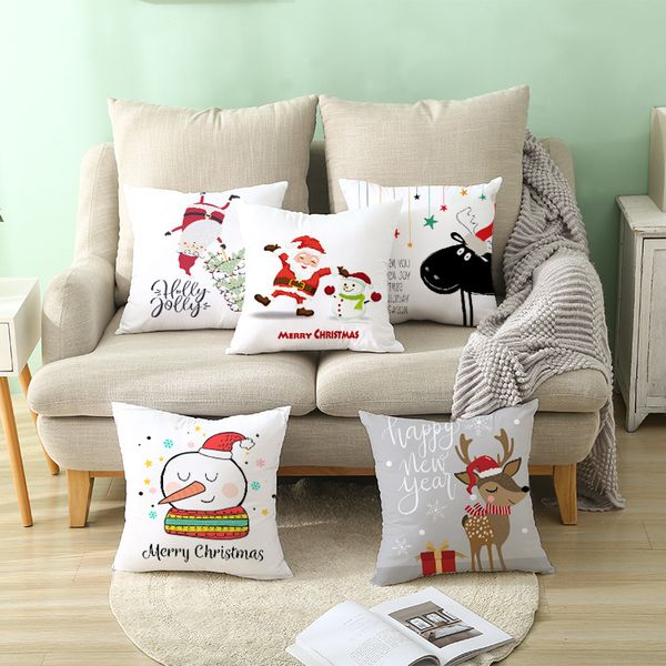

merry christmas decorations for home decoration noel 2020 christmas ornaments 2018 decor pillow case gifts xmas decor