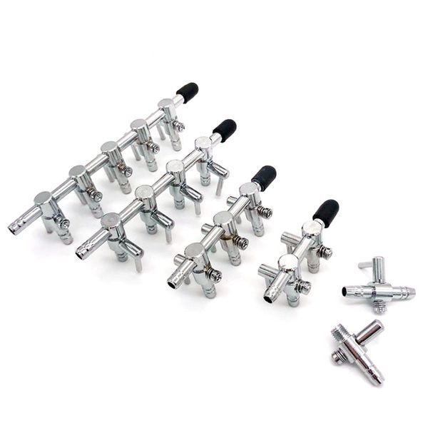 

1 2 3 4 5 way aquarium air splitter valve fish tank air pump flow splitter distributor pump valve tap lever control switch valve
