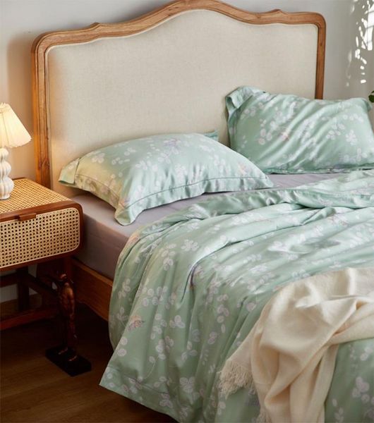 

modern pastoral leaf bedding set teen adult,full  king trend design double home textile bed sheet pillow case duvet cover