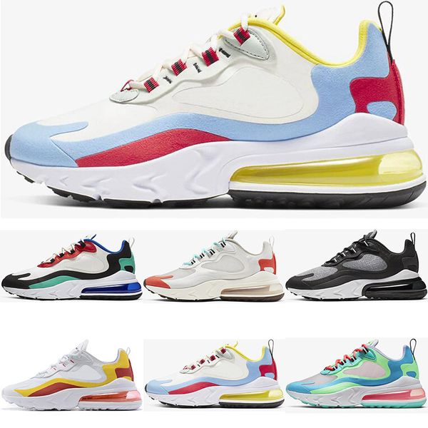 

2019 Cheap react running shoes for Men Women White Black BAUHAUS OPTICAL Mens designer trainers breathable sports sneakers 40-45