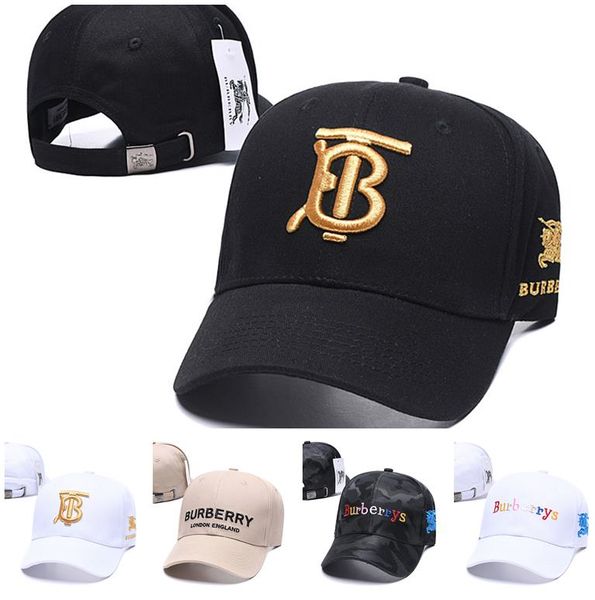 

2020 summer antumn multi colors designer caps mens womens popular embroidery baseball caps athletic snapbacks hat outdoor sports hat, Black;white