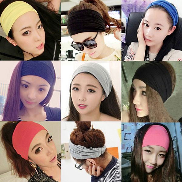 

fitness hair band professional sports running sweat-absorbing and anti-sweat bandwidth knotted cotton yoga headscarf female headband