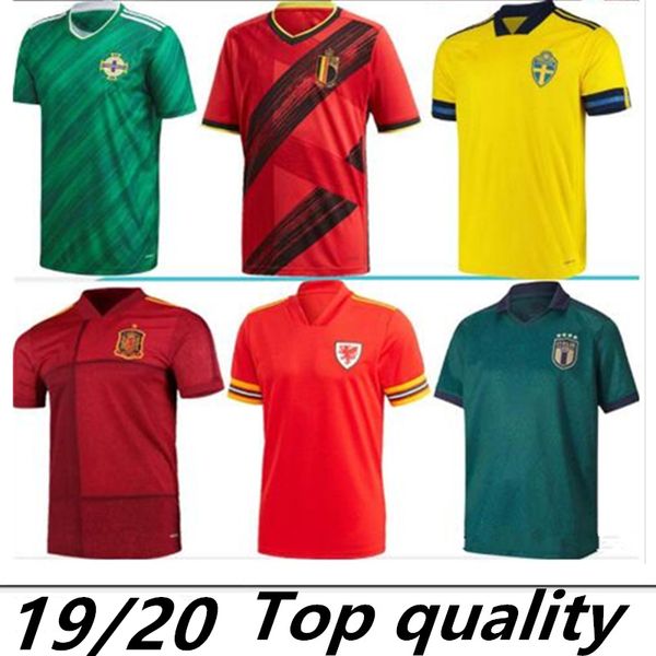 

2020 wales soccer jersey bale shirts 19 20 italy sweden belgium spain northern ireland wales football shirt bale maillot de foot camiseta, Black;yellow