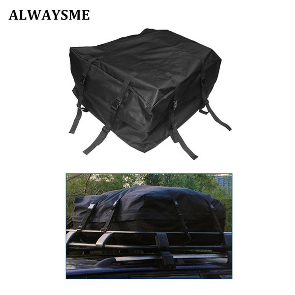 

alwaysme 80x80x40cm car waterproof cargo roof bag car roofcargo carrier bag soft roofluggage carriers with straps
