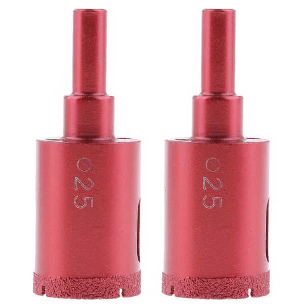 

2x diamond drill strawberry saw-bell for glass marble ceramic tile