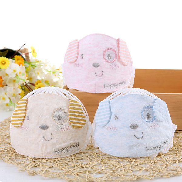 

baby pure cotton newborn halogen door cool cool hat pneumatic hat cartoon newborn baby empty heart cap, Yellow