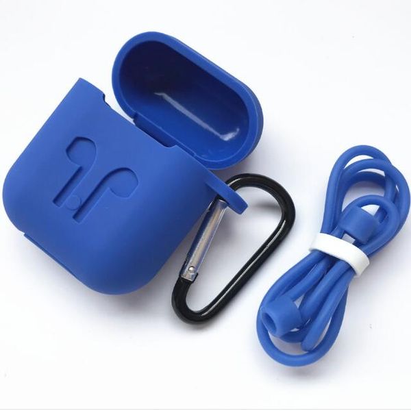 

3MM Silicone Case buckle Soft TPU Ultra Thin Earphones Protector Cover for Apple Airpods Air pods i9S Wireless Earphone Shell String GSZ5516