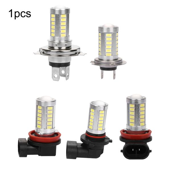 

new white car fog light driving lamp headlight bulbs h1/h3/h4/h7 9005 hb3 5630 smd 33 led dc 12v auto bulb