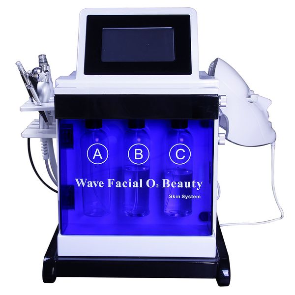 

rf face beauty massage oxygen jet peel skin relaxation machine pdt mask with 7 colors for different face treatment hydra facial machine