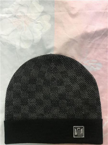 

new france fashion mens designers hats bonnet winter beanie knitted wool hat plus velvet cap skullies thicker mask fringe beanies hats mantt, Blue;gray
