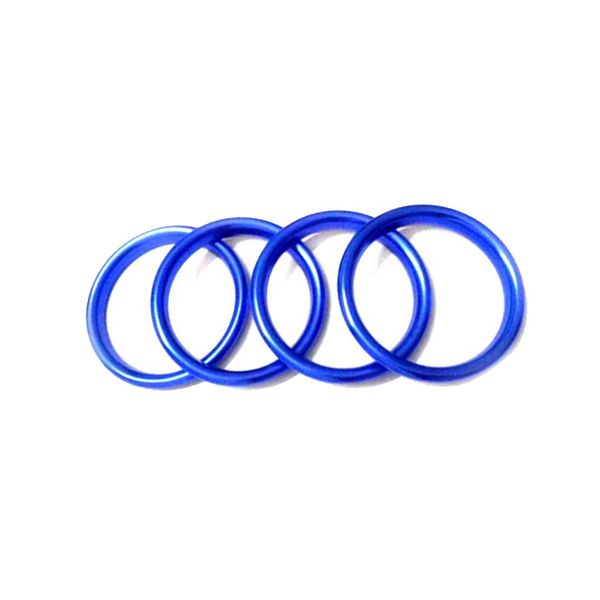 

4-piece aluminum alloy air vent outlet rings cover for audi a3,easy to install