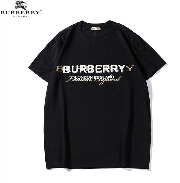

new wholesale designers digital printing fashion men women simple fashion brand short sleeve casual cotton luxurys t-shirts, White;black