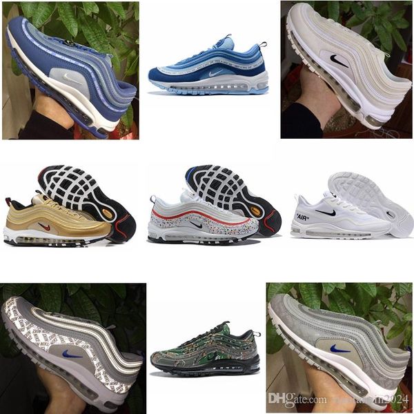 

h01 b 2019 undefeated ultra og plus men running shoes r 97s sports jogging walking blue air white mens trainers athletic sneakers