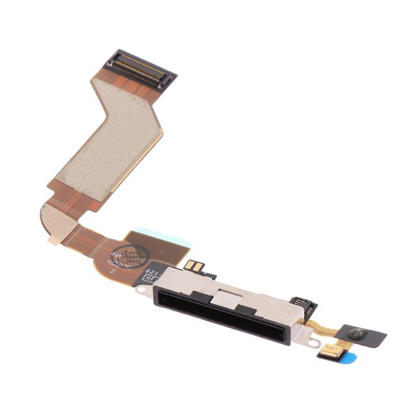 

usb зарядный порт dock connector audio jack разъем flex шнуры серый для iphone 4s