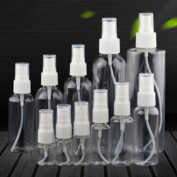 

5ml-250ml sprinklers for disinfectant portable alcohol disinfection sanitizer disinfect spray packiing bottle clear bottles refillable w1102