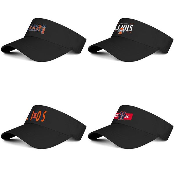 

illinois fighting illini football red baseball tennis hat design cool retro original cap basketball wordmark logo coconut tree, Blue;gray