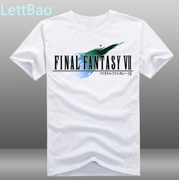 

мужские игры final fantasy vii ff7 ​​футболки мужчины белый с коротким рукавом o-образным вырезом топы мужчин тройники рубашки 3 стили лета, White;black