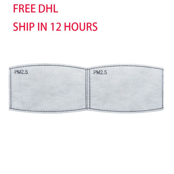 

бесплатная доставка dhl chrislz 100 шт. pm 2.5 5 активированный уголь слои анти дымка рот маска для взрослых детей сменная маска прокладка