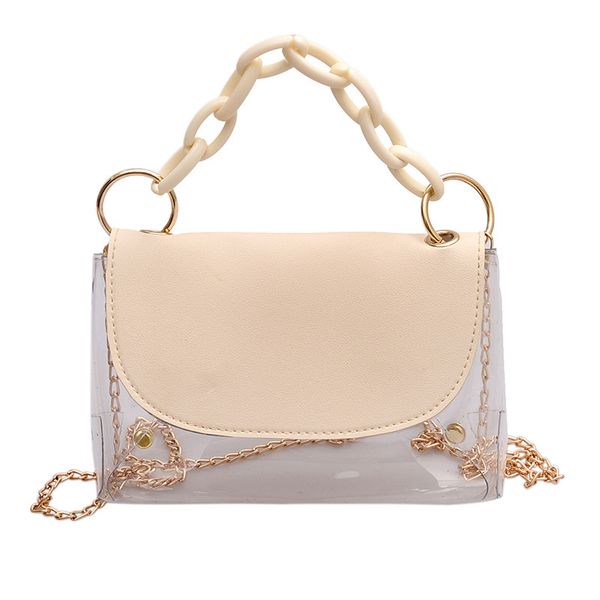 

pvc purses and handbags 2020 summer transparent jelly crossbody bags for women shoulder bag ladies clear hand bags tote