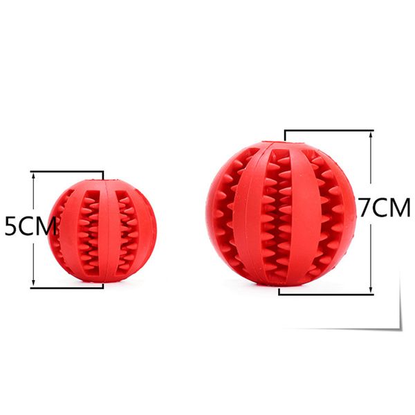 

interactive rubber ball dog toy pet dog cat puppy elasticity teeth ball dog chew toys tooth cleaning balls toys 7 cm for dogs
