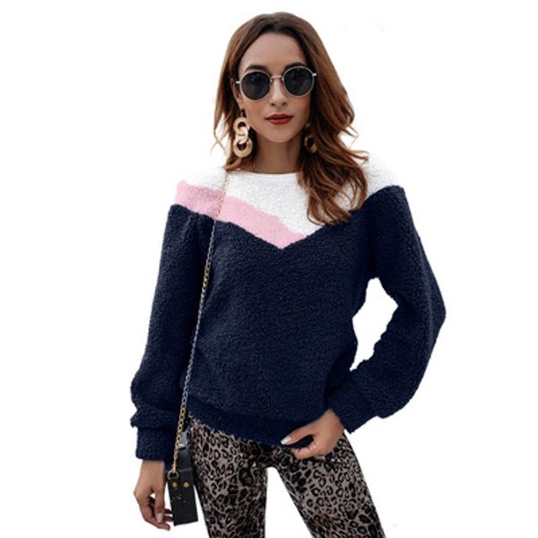 

2018 women pullover hoodies fashion autumn and winter new long-sleeved ladies o-neck shirt sweater perfect for streetwear, Black