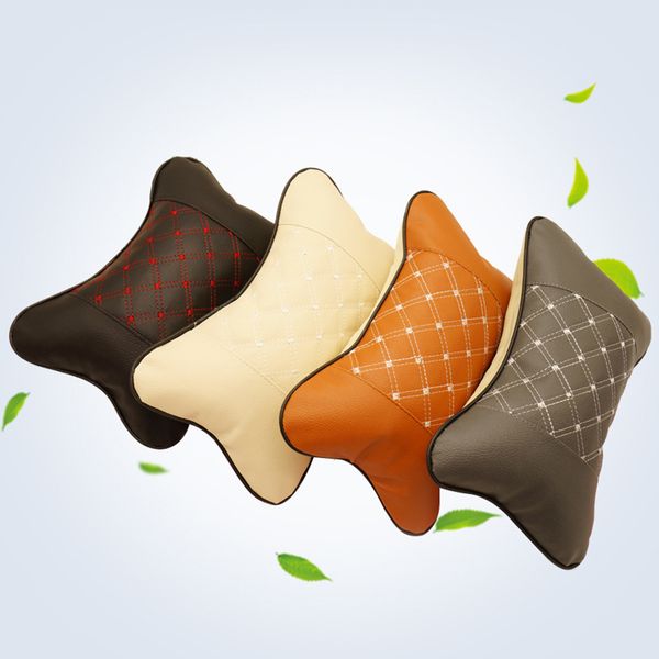 

pu кожаный автомобиля шеи подушка воздухопроницаемый uinversal автомобиль подголовник подушка шеи защиты подушка подушка