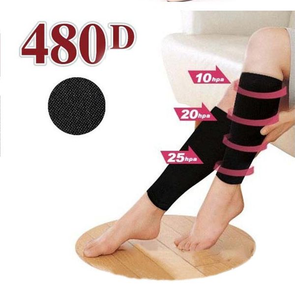 

480d sports fitness skinny leg socks thin calf covers yoga stovepipe socks, Black