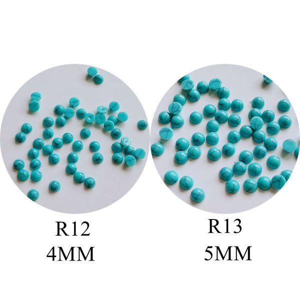 

500pcs/bag nail art 4/5mm resin green stone half-ball nail art decoration r12/13, Silver;gold