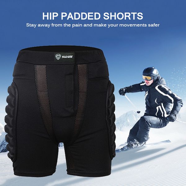 

shorts skiing overland racing armor pads hips legs sport pants men skating sports protector shorts winter snowboarding skiing