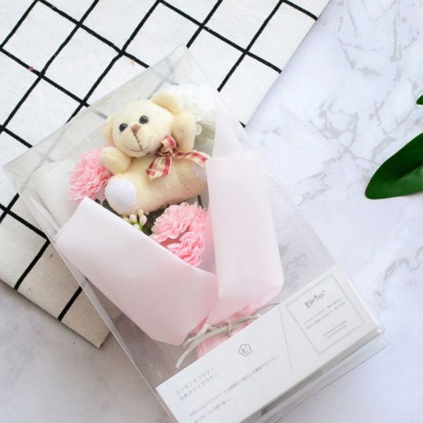 

rose flower gift dried party flowers flower festive garden birthday box supplies soap gift bear home gmbow
