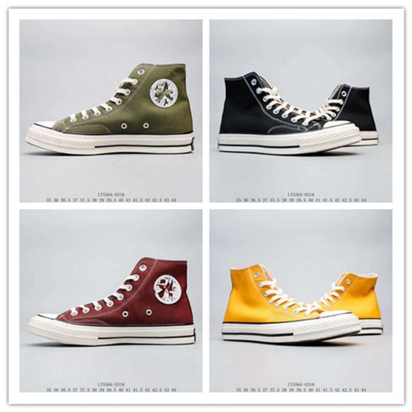 

2020 high men womens canvas casual shoes, classical white black skateboard sport sneakers eur35-44 22