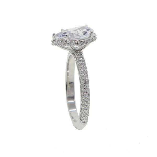 

new wedding engagement 100% 925 stealing silver bride rings big statement dazzling crystal &micro cz heart drop women rings cute, Slivery;golden