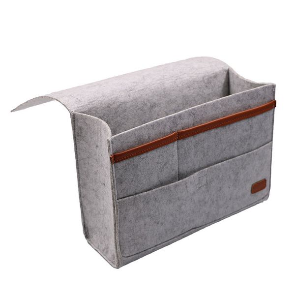 2019 Felt Bedside Caddy Storage Bag Bed Skirt Storage Pocket Organizer For Bedroom College Dorm Room Under Mattress Holder Bag From Diaolan 46 8