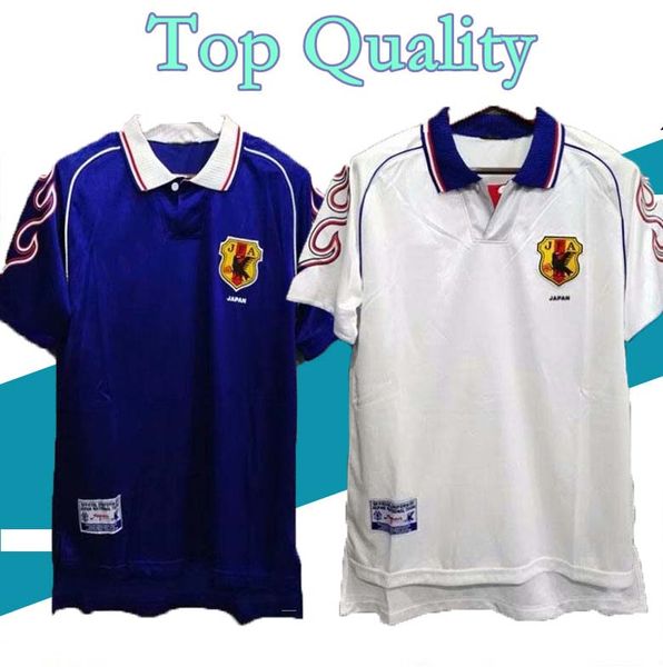98 99 Retro-Version Japan Soccer Jerseys Home #8 NAKATA #11 KAZU #10 NANAMI #9 NAKAYAMA Shirt 1998 1994 World Football Uniforms