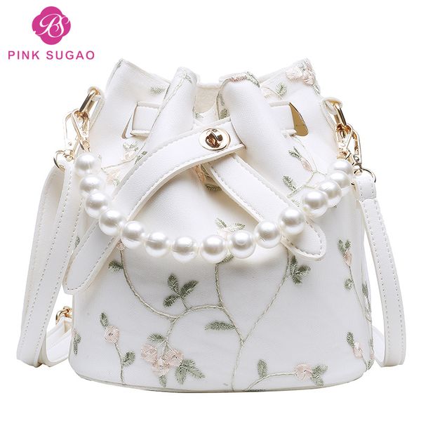 

Pink Sugao designer handbags purses designer handbags for women PU leather crossbody bag shoulder bag three colors c1