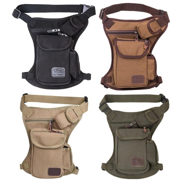 

многофункциональный спорт на открытом воздухе велоспорт мужчины холст поясной ремень сумка для хранения сумка