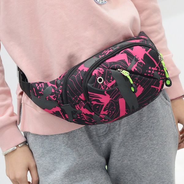 

waist bag female belt camoufla fashion waterproof chest handbag ladies waist pack belly bags purse #t1p