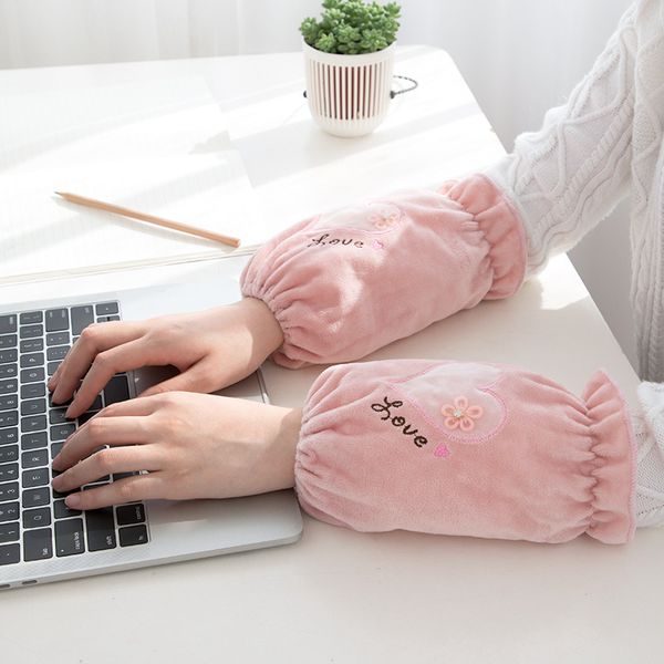 

горячие продажа защитные рукава student short раздел anti-окрашиванием корейский симпатичные маслостойкой фланель unisex младенец противообр